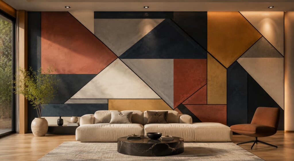 Geometric Wall Painting