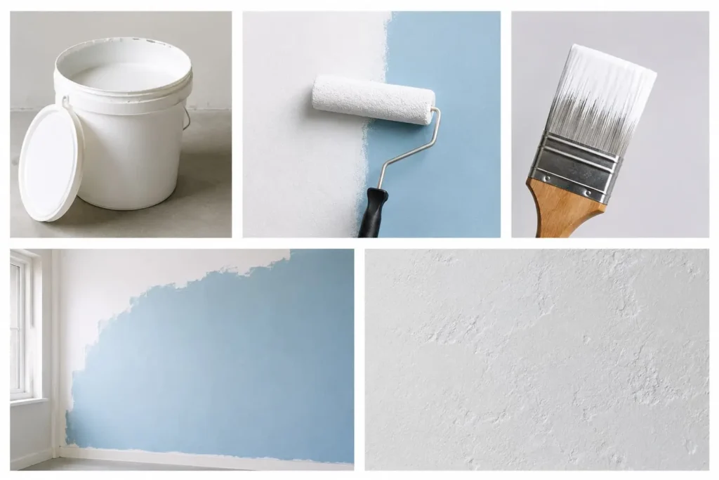 distemper paint wall coating