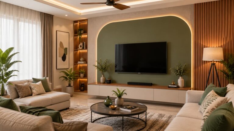 modern living room wall painting