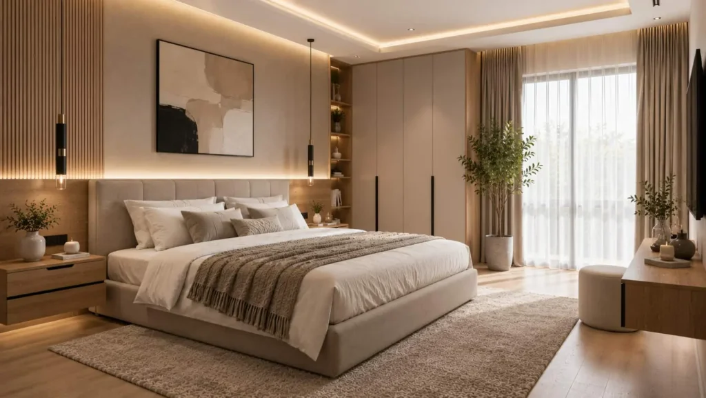 contemporary bedroom interior design