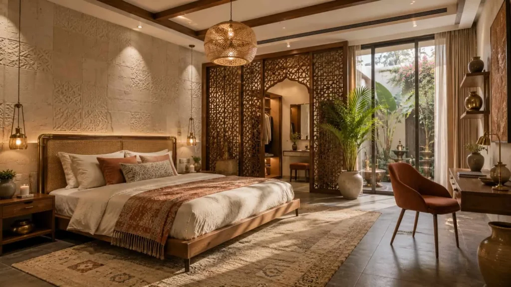 indian bedroom design