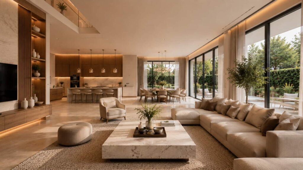 open living spaces