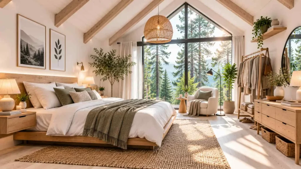 scandinavian bedroom design