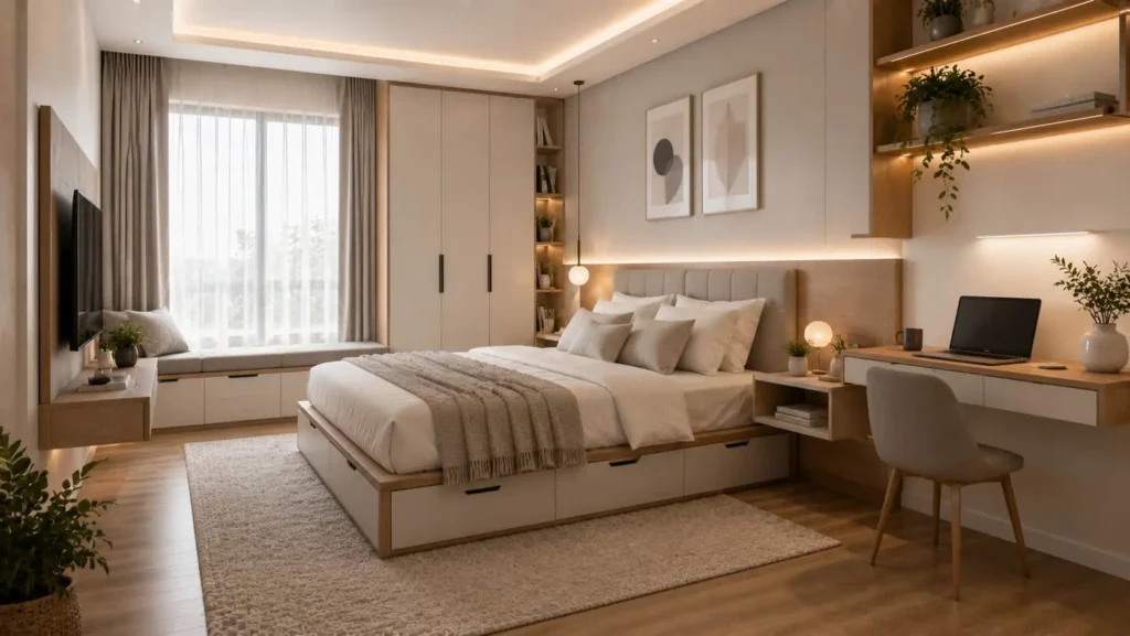 space saving bedroom design ideas