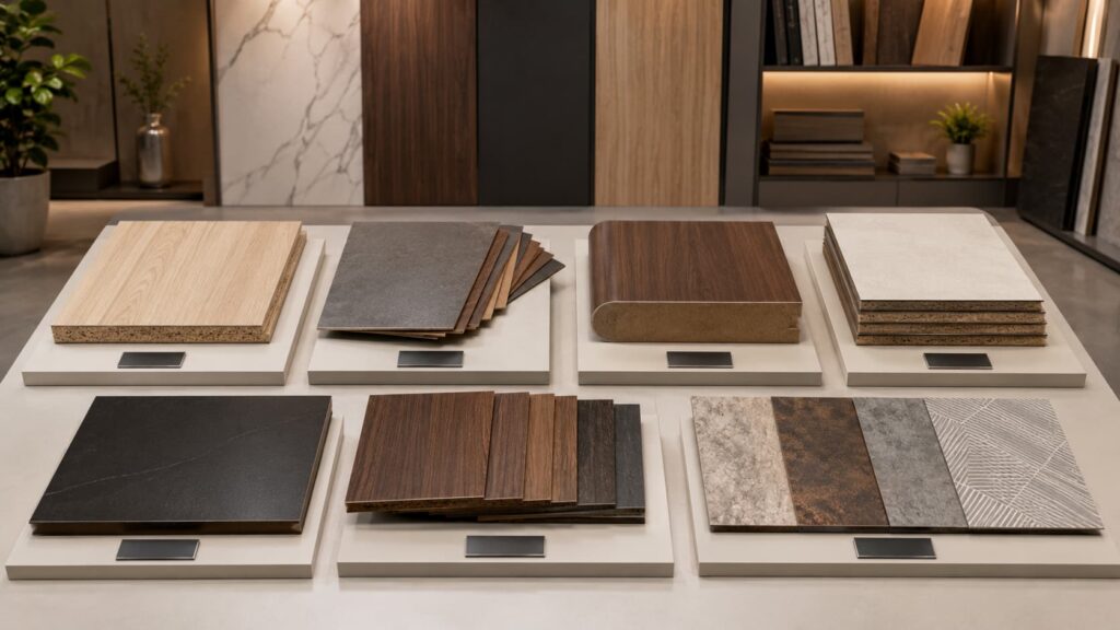 Different types of Sunmica laminate sheets for interior applications