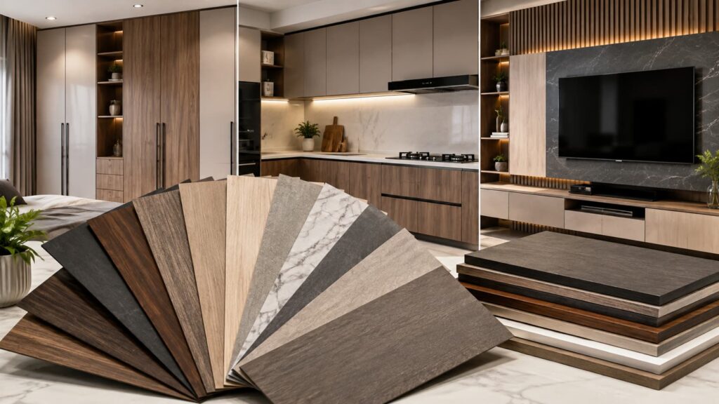Sunmica laminate sheets for wardrobes kitchen cabinets and furniture