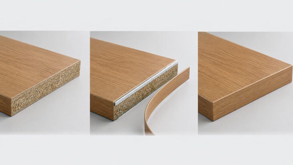 What is edge banding on MDF and plywood furniture panels